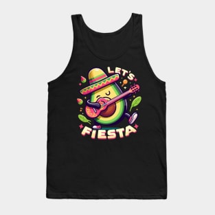 Let's Fiesta Avocado Funny Cinco De Mayo célébration Tank Top